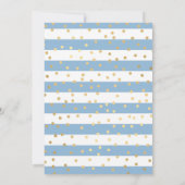 Invitation Tutu Bleu Danseuse Étoffe Noire Quinceanera (Dos)