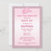 Invitation Tutu Cute Little Cowgirl Baby shower (Dos)