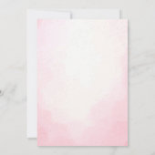 Invitation Tutu Excité Floral Cute Baby shower (Dos)