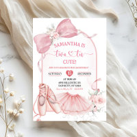 Tutu Mignon Ballerine Rose Coquette Deuxième Anniv
