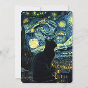 Invitation Tuxedo Chat Starry Nuit Tuxedo Propriétaire du Cha