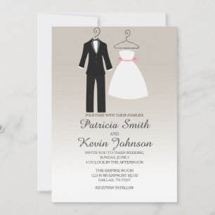 Invitation Tuxedo et Mariage vestimentaire