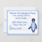 Invitation Tuxedo Penguin (Devant)