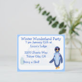 Invitation Tuxedo Penguin (Debout devant)