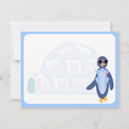 Invitation Tuxedo Penguin (Dos)