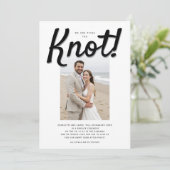 Invitation Tuyau / réception de mariage moderne elopée (Debout devant)