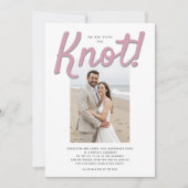 Invitation Tuyau / réception de mariage moderne elopée (Devant)