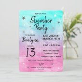 Invitation Tween Fille Anniversaire Fête de bois Aquarelle (Debout devant)