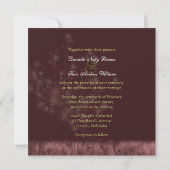 Invitation Twilight Dandelion Autumn Garden Wedding (Dos)