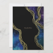 Invitation Twilight Moon Phases Dark and Moody Mariage Invita (Dos)