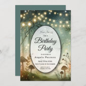 Invitation Twilight Whispers of the Woodland (Devant / Derrière)