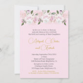Invitation Twin Triplet Girl Baby Naming (Devant)