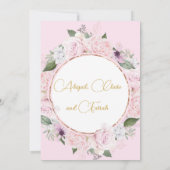 Invitation Twin Triplet Girl Baby Naming (Dos)