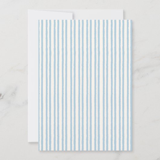 Invitation Twin Western Cowgirl and Cowboy Stripe Baby Shower (Dos)