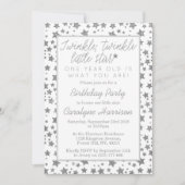 Invitation Twink, Twinkle Little Star 1er anniversaire (Devant)