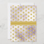 Invitation Twink, Twinkle Little Star Fête de révélation de g (Dos)