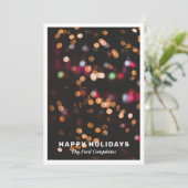 Invitation Twinkings Gold Company Holiday (Debout devant)