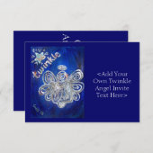 Invitation Twinkle Angel (Devant / Derrière)