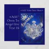 Invitation Twinkle Angel (Devant / Derrière)