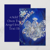Invitation Twinkle Angel (Devant / Derrière)