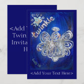 Invitation Twinkle Angel (Devant / Derrière)