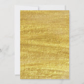 Invitation Twinkle Little Star Baby Gold Girls Anniversaire (Dos)