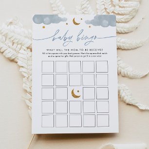 Invitation Twinkle Little Star Baby shower Bingo Jeu