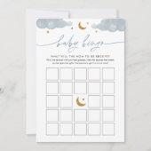 Invitation Twinkle Little Star Baby shower Bingo Jeu (Devant)