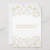 Invitation Twinkle Little Star Baby shower N'importe quelle c (Dos)