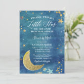 Invitation Twinkle Little Star Baby shower par Mail Invitatio (Debout devant)