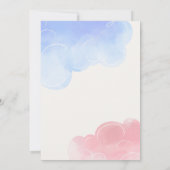 Invitation Twinkle Little Star Cute Bear Genre Reveal (Dos)