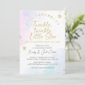 Invitation Twinkle Little Star Genre Révéler Dreamy Sky (Debout devant)