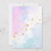 Invitation Twinkle Little Star Genre Révéler Dreamy Sky (Dos)