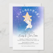 Invitation Twinkle Little Star Genre Révéler Starry Bunny (Devant)