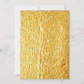 Invitation Twinkle Little Star Girls Gold Parties scintillant (Dos)