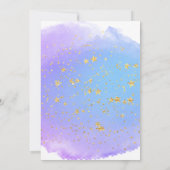 Invitation Twinkle Little Star Little Deer Pink Gold Modern (Dos)