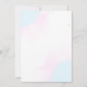 Invitation Twinkle Little Star Neutral Girl & Boy Anniversair (Dos)