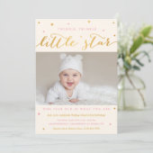 Invitation Twinkle Little Star Premier Anniversaire Invitatio (Debout devant)