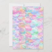 Invitation Twinkle Little Star Rainbow Bubbles Baby shower (Dos)