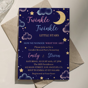 Invitation Twinkle Night Little Star Genre Reveillez Invitati