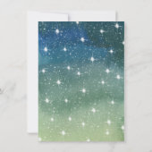 Invitation Twinkle petit étoile d'aquarelle animaux baby show (Dos)