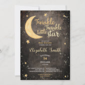 Invitation Twinkle petite étoile sexe neutre bébé douche (Devant)