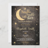Invitation Twinkle petite étoile sexe neutre bébé douche (Devant)