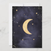 Invitation Twinkle petite étoile sexe neutre bébé douche (Dos)