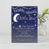 Invitation Twinkle, scintiller, petite étoile (Debout devant)