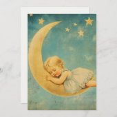 Invitation Twinkle Sprinkle | Rêves de nuit (Devant / Derrière)