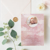 Invitation Twinkle Star 1er anniversaire