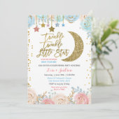 Invitation Twinkle Star Genre Reveal Invitation, fille ou gar (Debout devant)