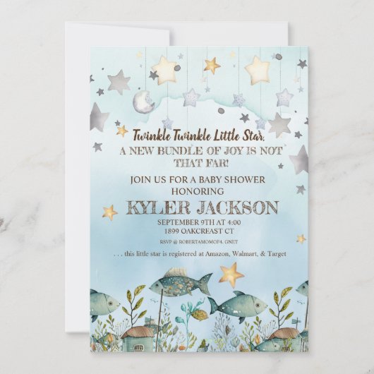 Invitation Twinkle Star Ocean (Devant)