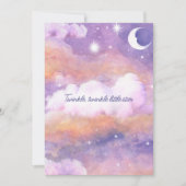 Invitation Twinkle, Twinkle, Baby shower Little Star (Devant)